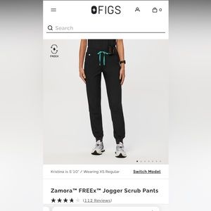 Brand new Figs. Women’s jogger scrubs. Black.